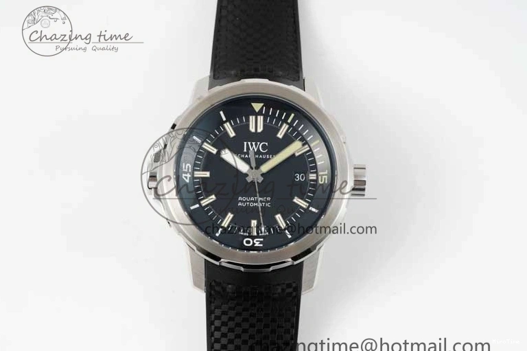 MIROTIME 1229 TechFriendly Aquatimer SS IW3290 RSF 1:1 Best Edition Black Dial on Black Rubber Strap A 7076